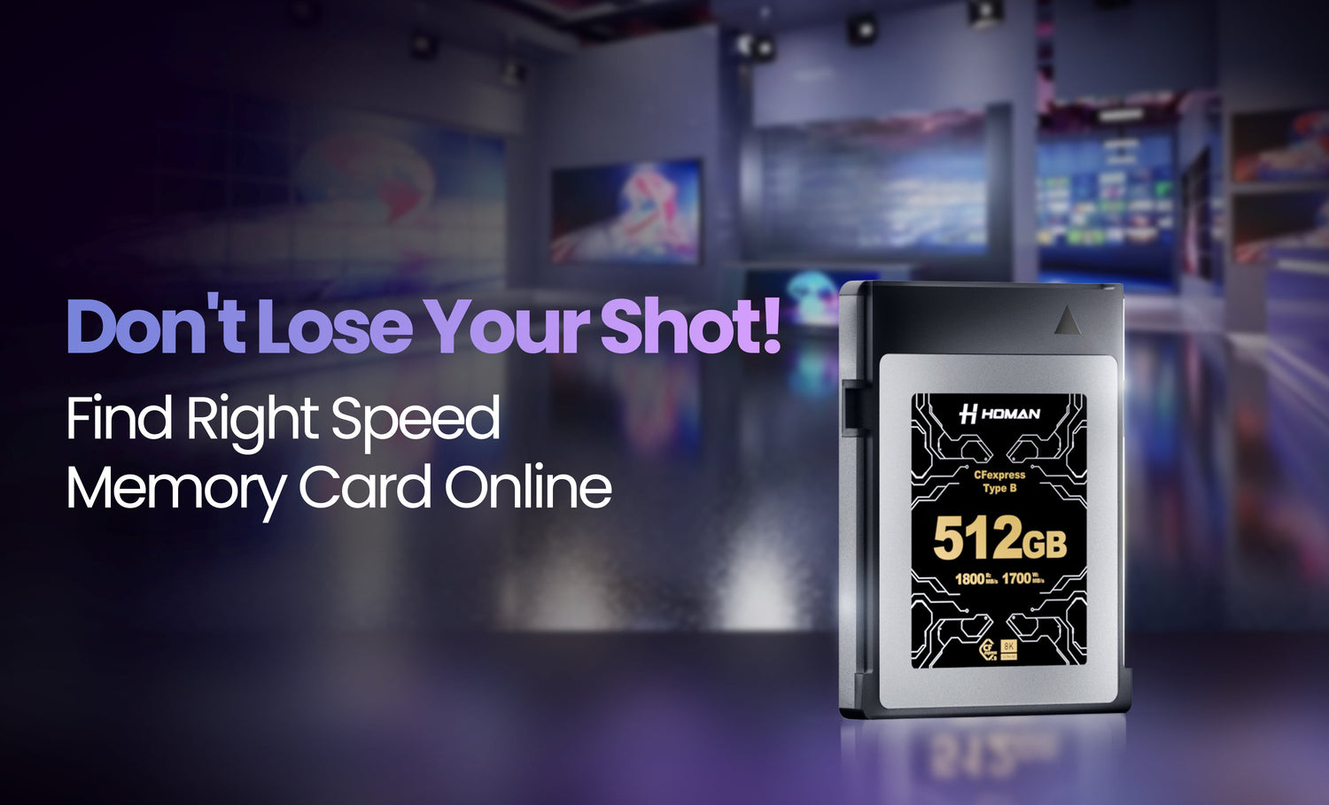 Don't Lose Your Shot! Find the Right Speed Memory Card Online