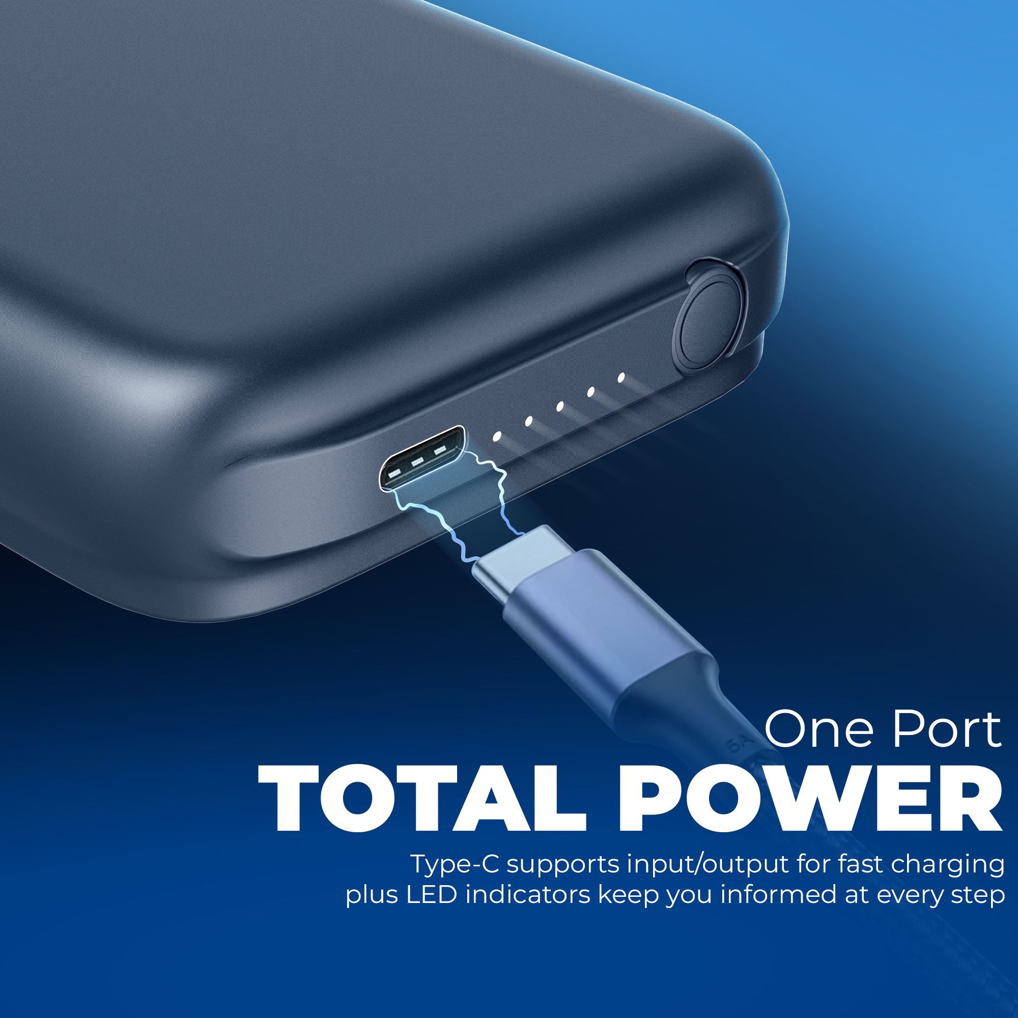 Digitek (DPB-10000 MS) 3-in-1 Super Fast MagSafe Power Bank for iPhone, AirPods & iWatch