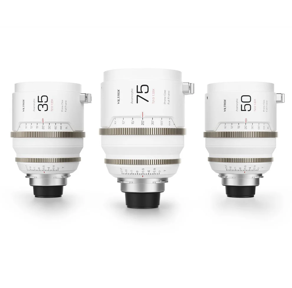 Viltrox EPIC 35mm/50mm/75mm T2.0 1.33X PL Full-Frame Anamorphic Cine Lens