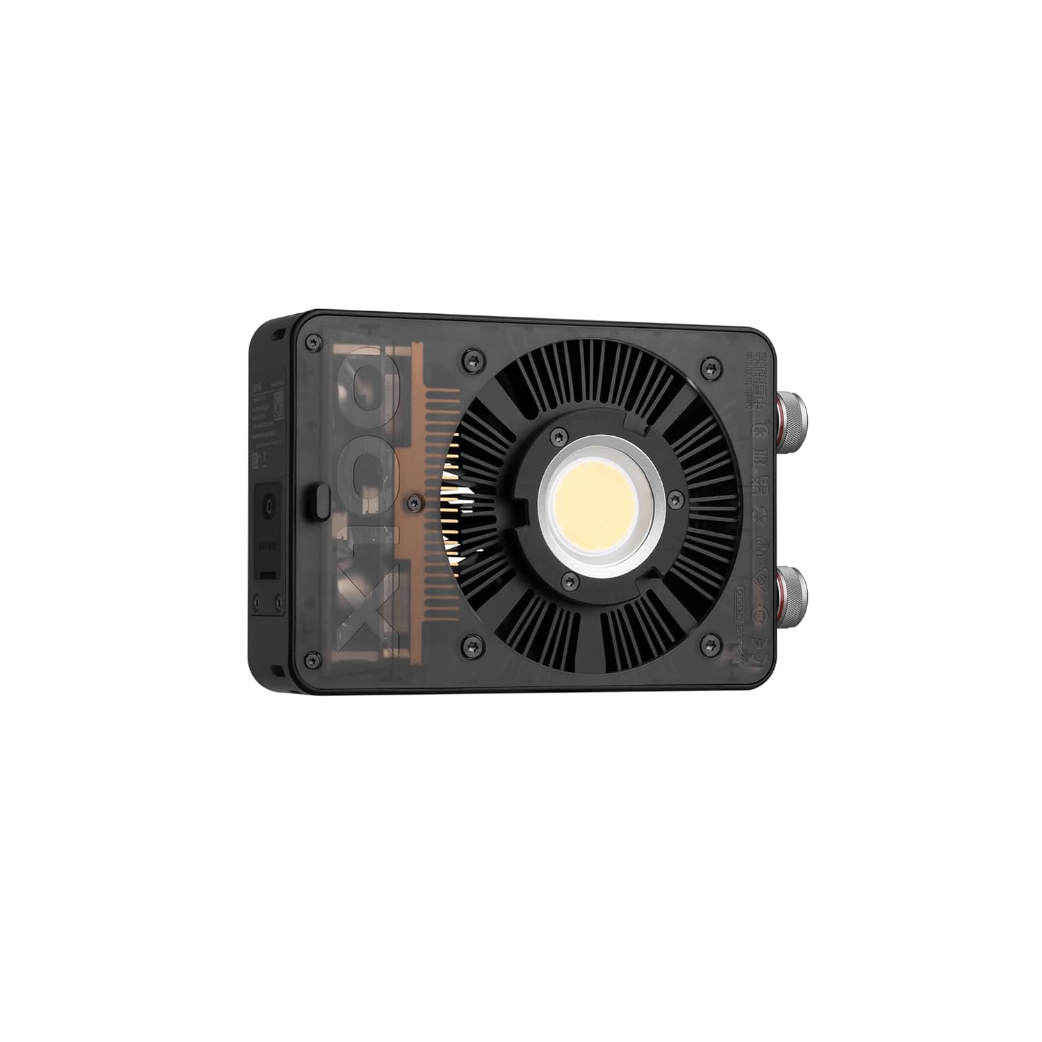 ZHIYUN MOLUS X100 Bi-Color 100W COB Video Light, 385g LED Pocket Light 17317Lux 2700K-6500K CRI 95+/TLCI 97+ with Bluetooth App Control AC/DC Power Supply