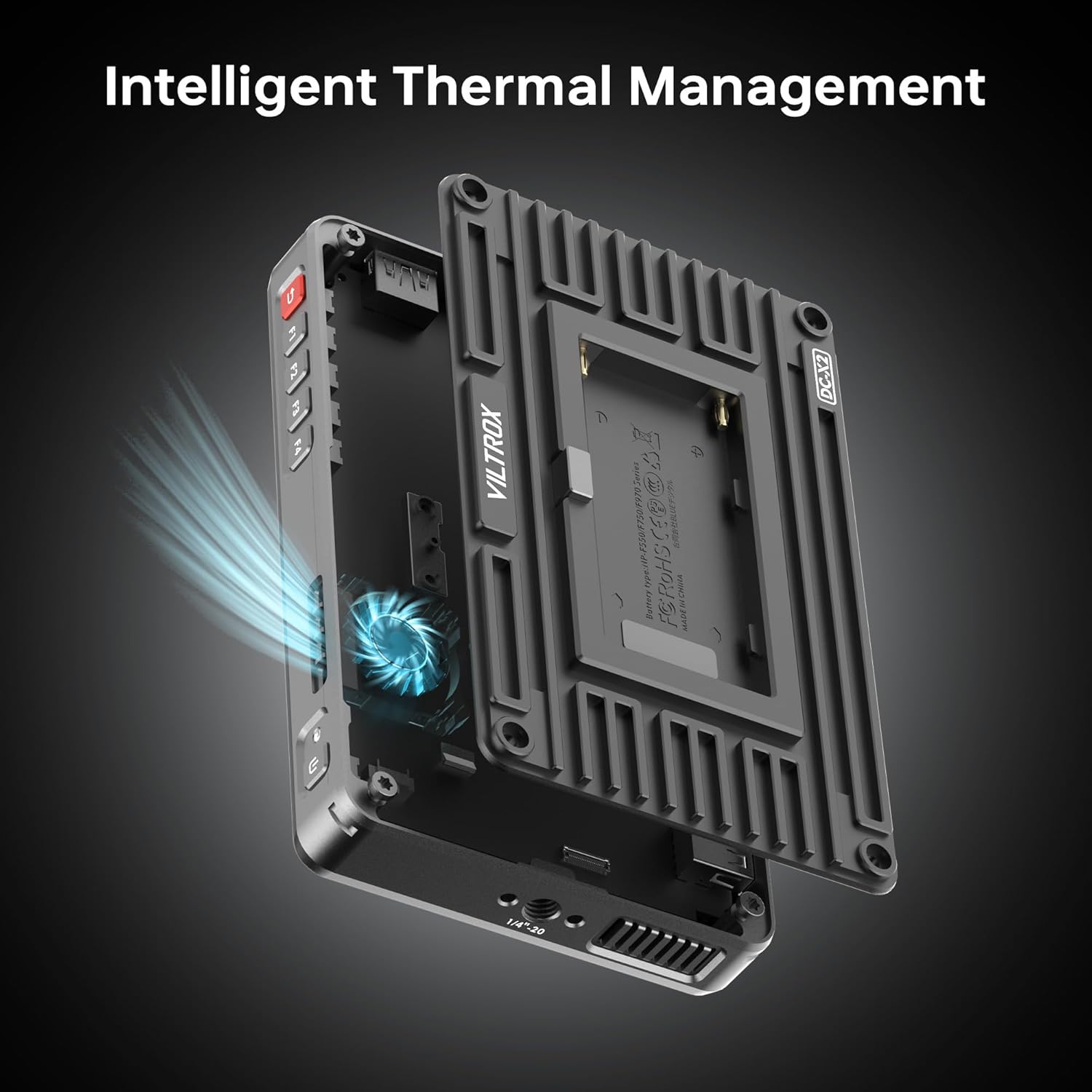 VILTROX DC-X2 6'' Touchscreen Full HD IPS Camera Monitor, 2000 nits 4K HDMI in/Out Video Field Monitor Kit with Sunshade Hood, 3D LUT, Waveform, Histogram & Vectorscope Tools, Black