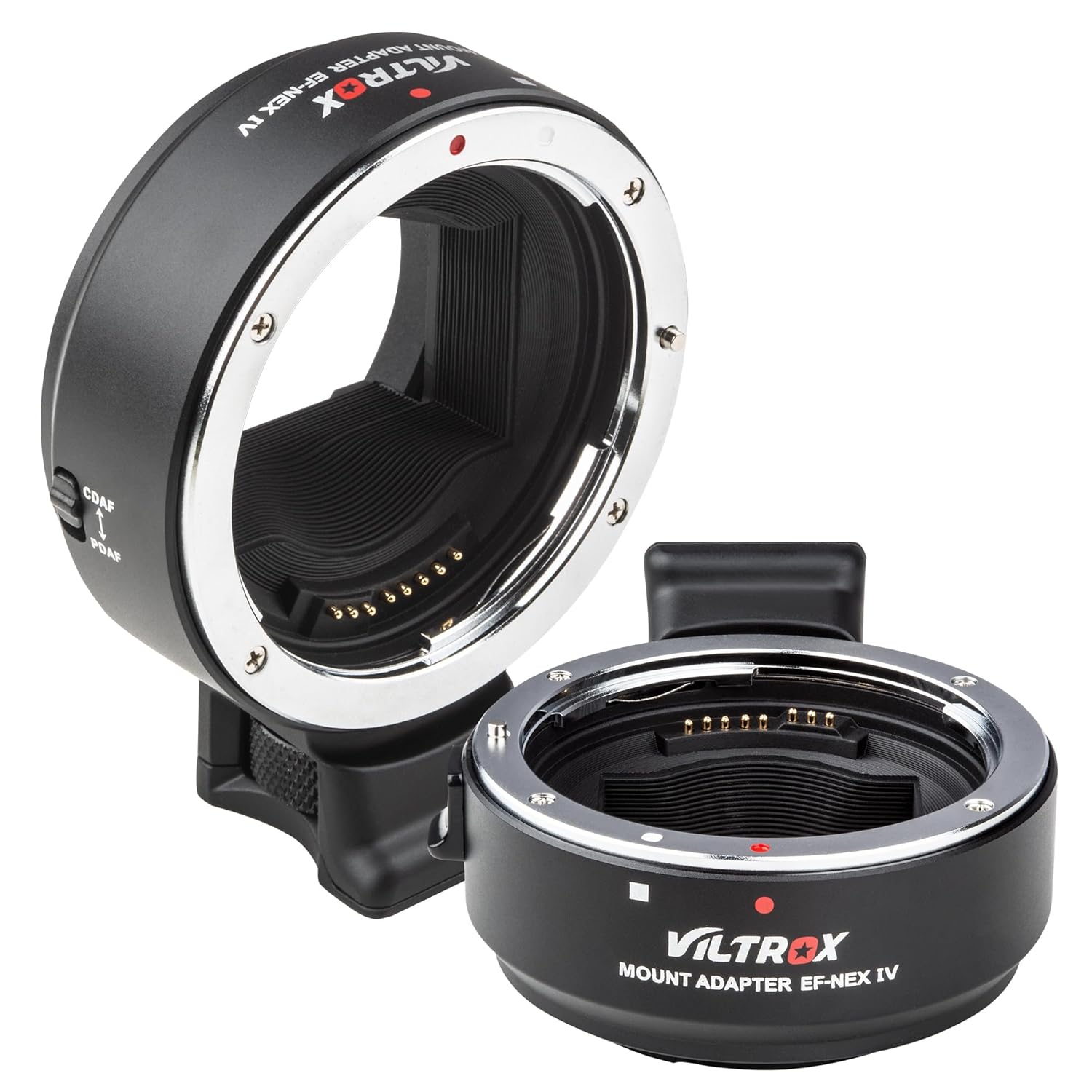 VILTROX EF-NEX IV Lens Adapter, Auto-Focus EF to E Mount Ring Lens Automatic Converter Control Ring Compatible with Canon EF/EF-S Lens to Sony E Mount Camera NEX A9II A7III A9 A7RIII A7RII A7R A7m3