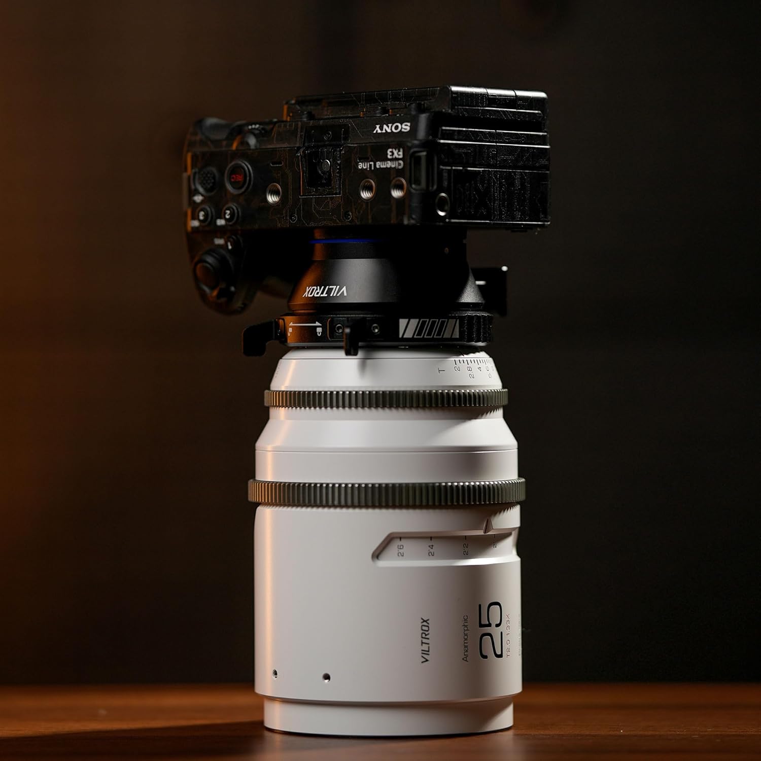 VILTROX PL-E Lens Mount Adapter with Rotary Lock Compatible with PL Lens to Sony E/NEX Mount Cameras A7S3/FS7/5/FX9 /A7R4/R3/a Series/Nex Series