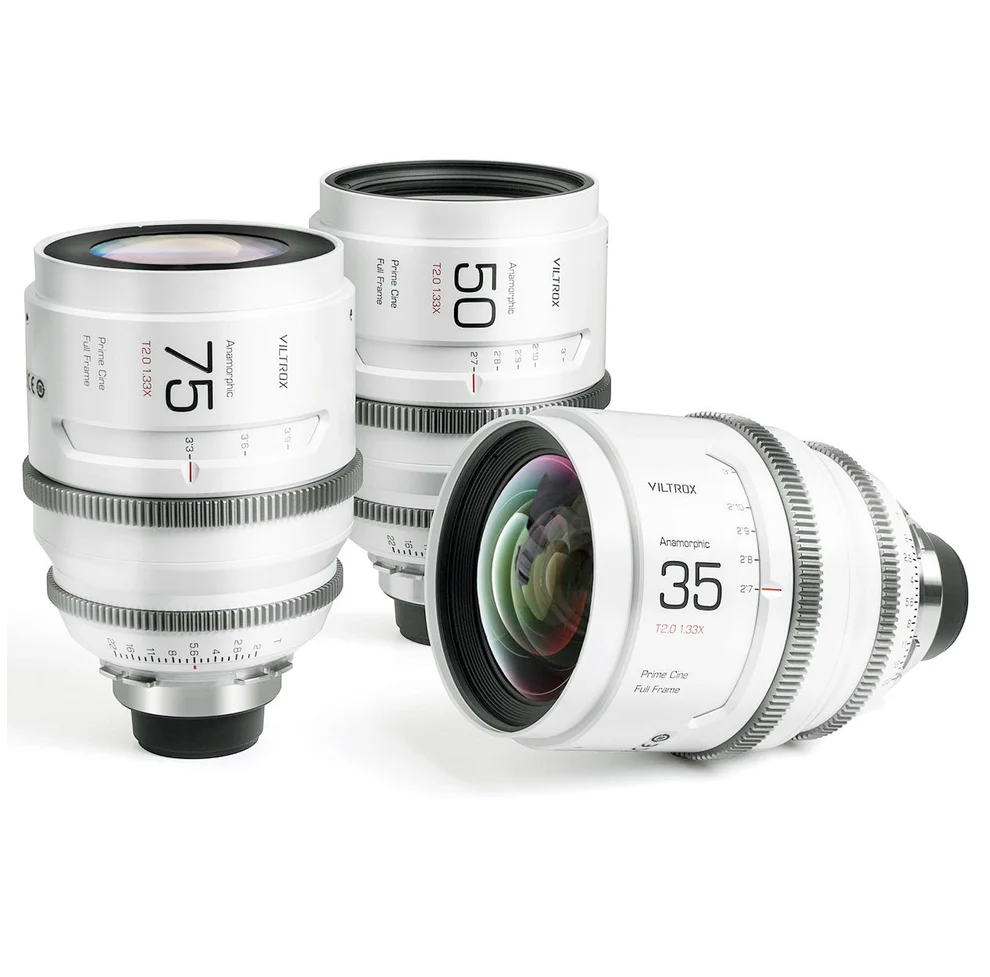 Viltrox EPIC 35mm/50mm/75mm T2.0 1.33X PL Full-Frame Anamorphic Cine Lens