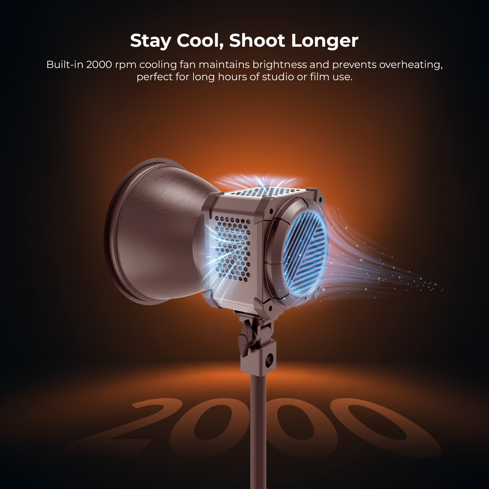 Digitek (DCL 400W Combo) 300W Bi-Color COB LED Continuous Light with Reflector, Remote/App Control, 2700K–6500K CCT, 0–100% Dimming, 18750LM Output, CRI 95, 12 FX Modes, Bowens Mount Studio Light