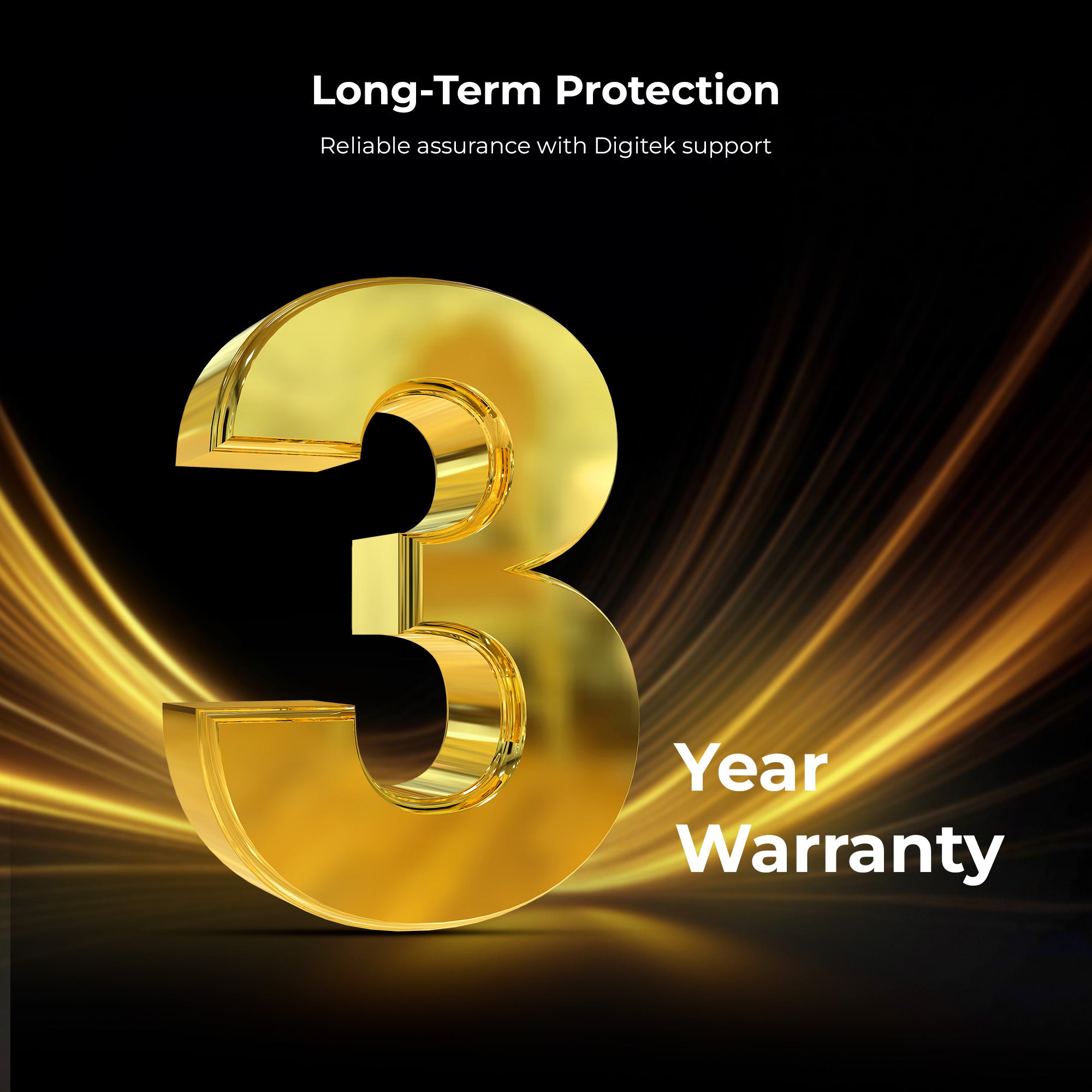 Digitek V30 Ultra HD 64GB UHS-I SD Card – 200MB/s Read, 180MB/s Write, Gold Series, 4K Ready