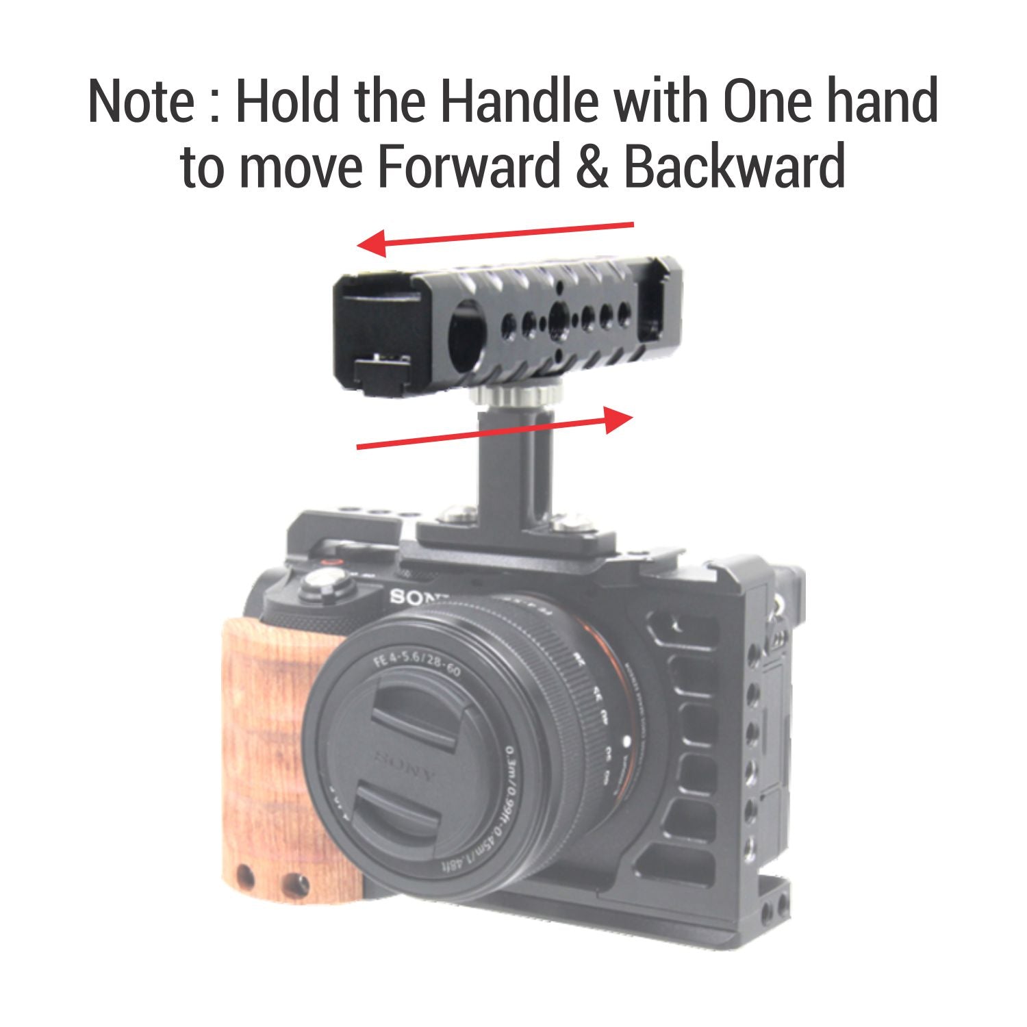 مقبض Digitke (CCH 001) ARRI للقفص CCH 001 لأجهزة سوني، باناسونيك، وفوجي فيلم