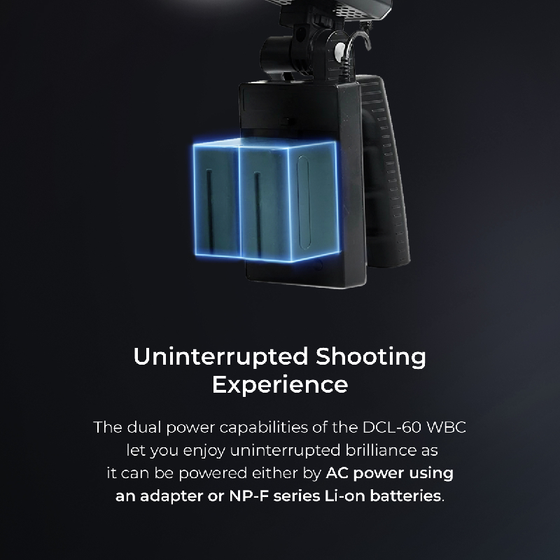 Digitek (DCL-60 WBC) Bi-Color Handheld contionuous Led Light DCL-60 WBC - Digitek