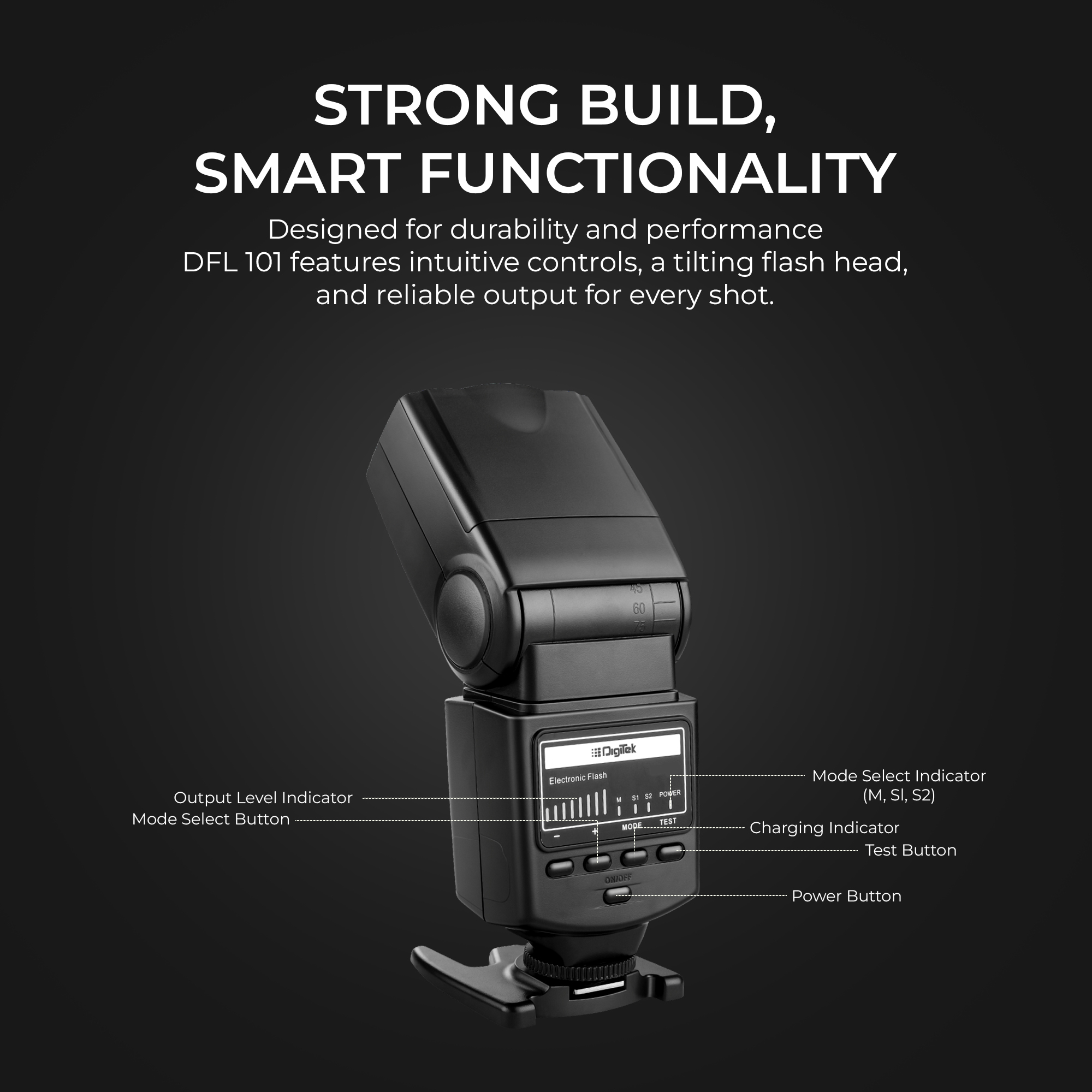 Digitek (DFL-101) Electronic Flash Speedlite