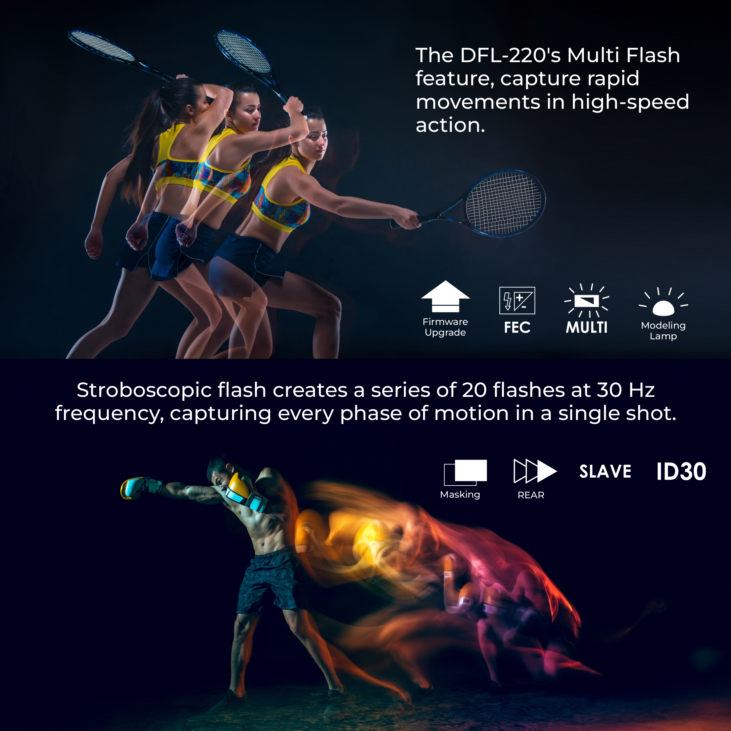 Digitek (DFL 220) Handheld TTL Flash Speedlite, 2s Recycle Time, 5600K Color Temp, 1/18000s High-Speed Sync, 32 Channels, Non Stop Power Range, TTL/Manual/Multi Modes, Lighting for Indoor/Outdoor Shoots