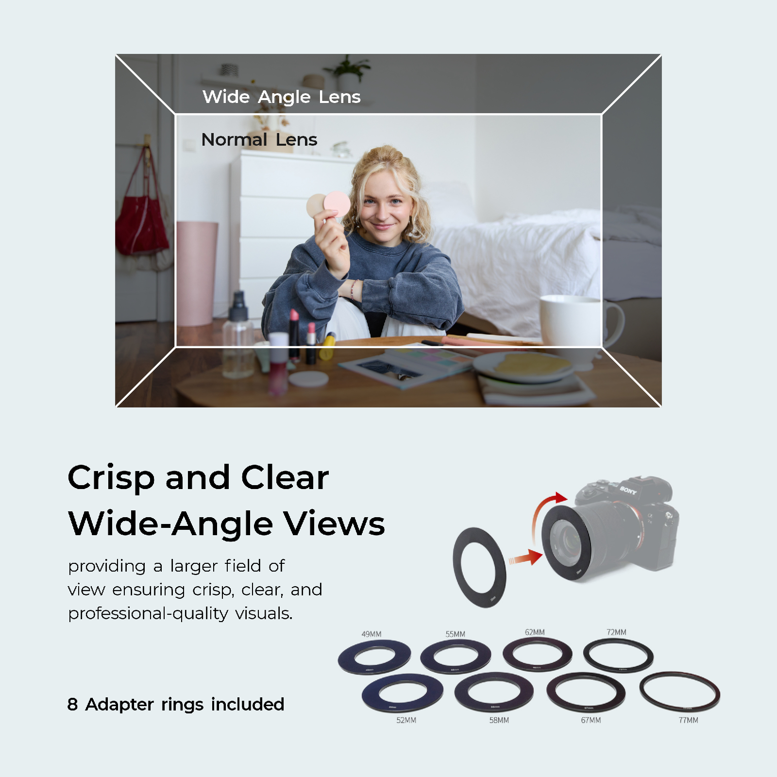 Digitek (DTP-008) 8” Digitek Teleprompter for Smartphone & DSLR Supports w/Remote Control, APP Compatible with iOS & Android Smartphones for Video Creator