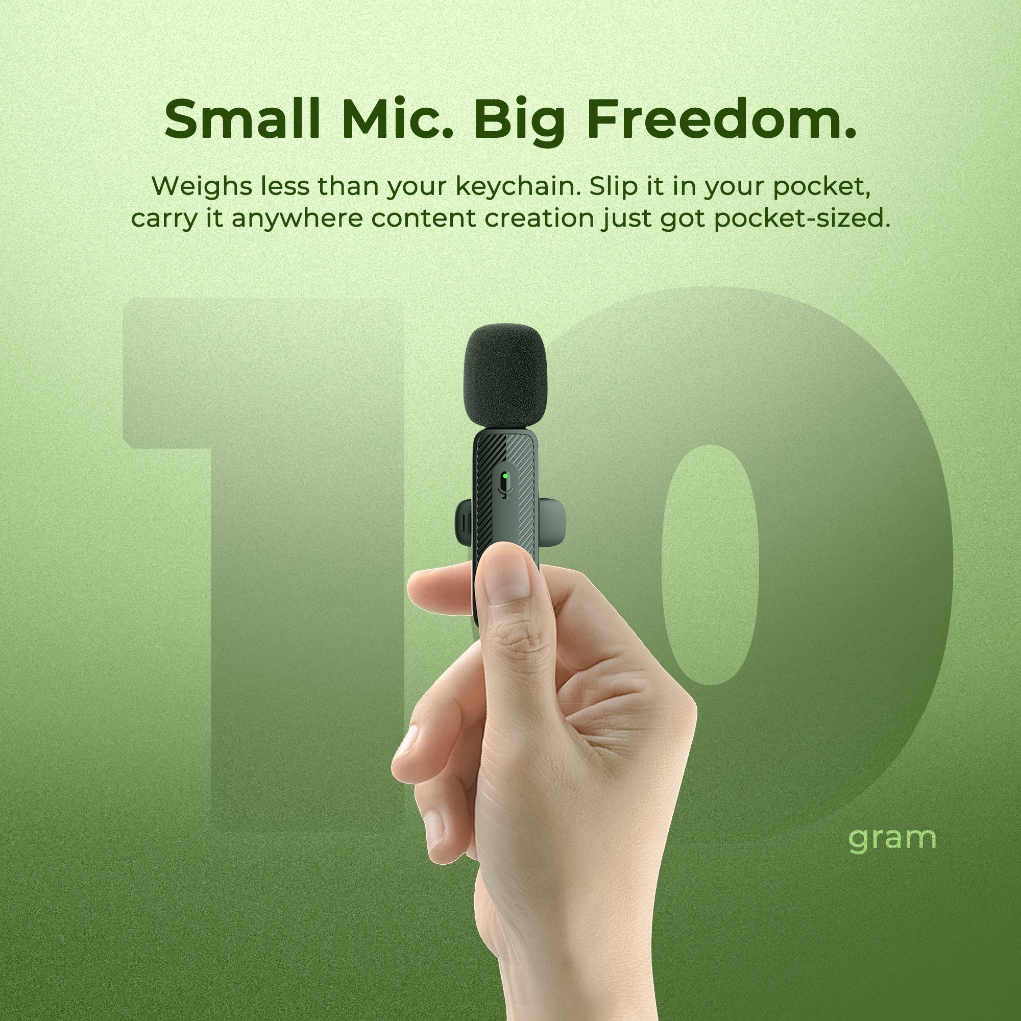 Digitek® (DWM-008 PRO) Wireless Microphone & Receiver with Type-C Connector, 2x Mic System, 2.4GHz Frequency, 4Hr Battery, 20m Range, For Android Devices, Ideal for Voice Recording, & Live Streaming