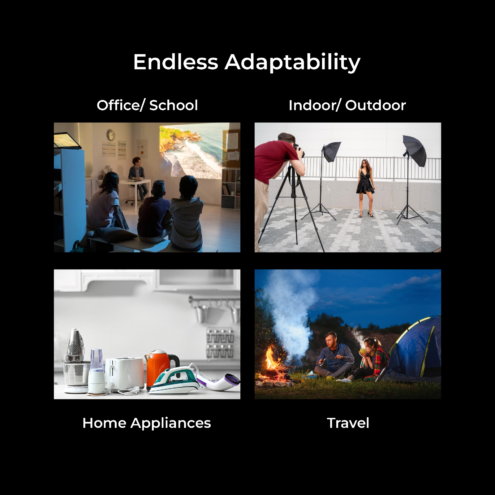 Digitek Power Station DPS 300W /Portable AC/DC Power Station Compatible with AC/DC Electronic Devices - Digitek