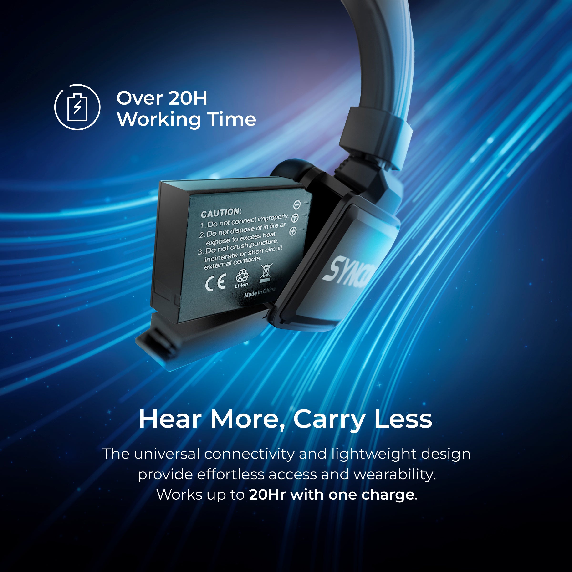 SYNCO (X-Talk X5) 2.4GHz Wireless Headset Intercom System Random Master Device Design for Movie Shoot Live Show Stage Performance (5PCS) - Digitek