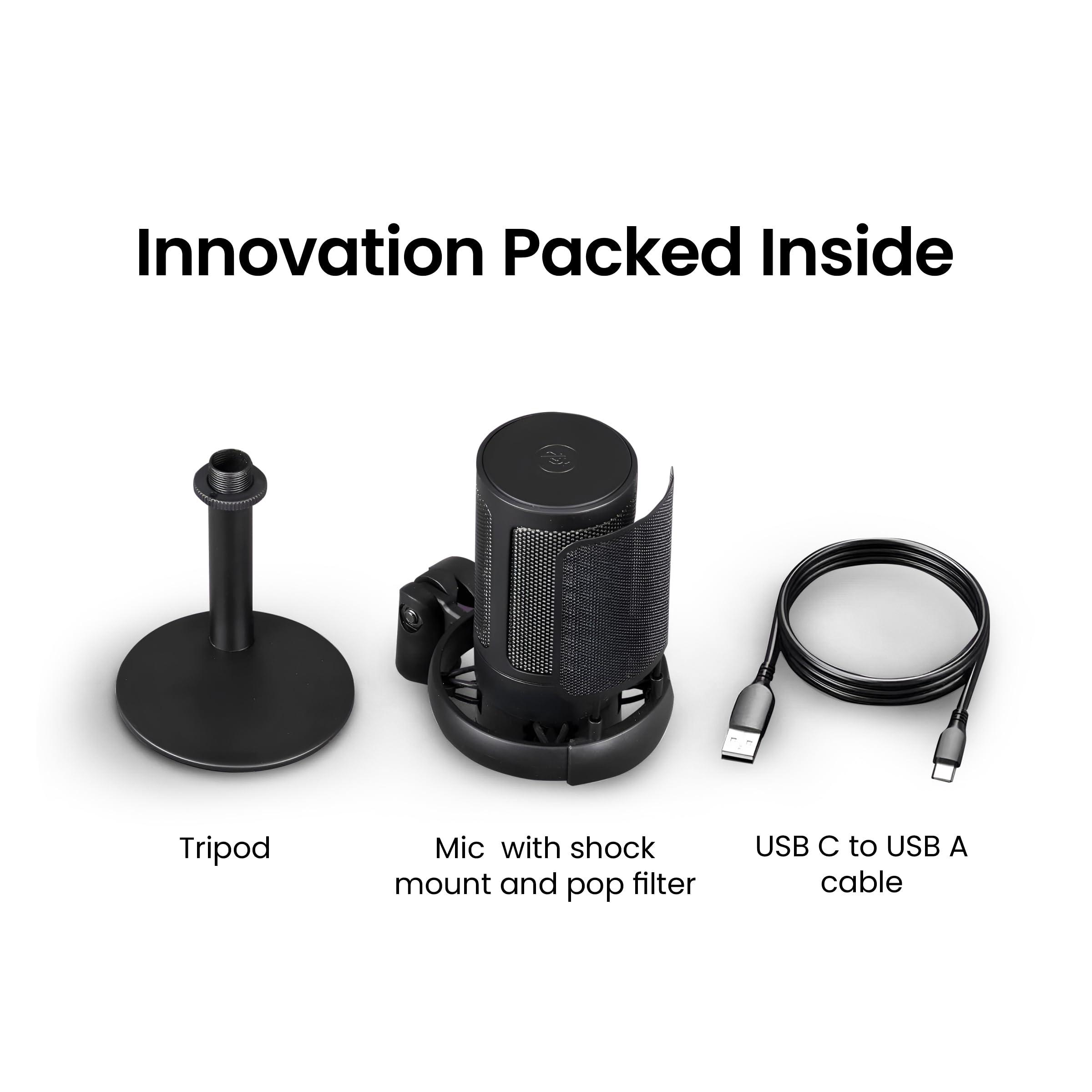 Digitek (DM 302) USB Professional RGB Gaming Microphone - Digitek