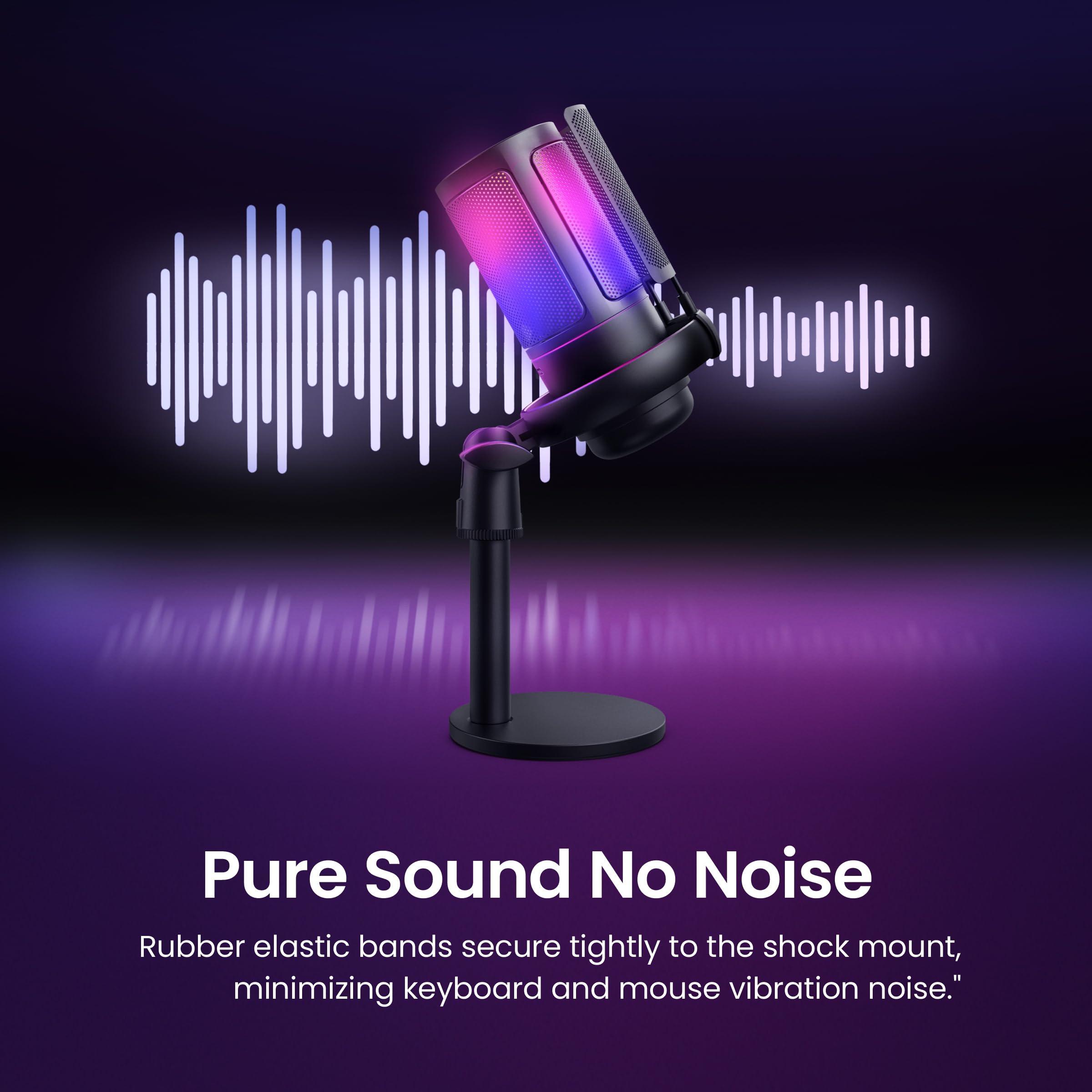 Digitek (DM 302) USB Professional RGB Gaming Microphone - Digitek