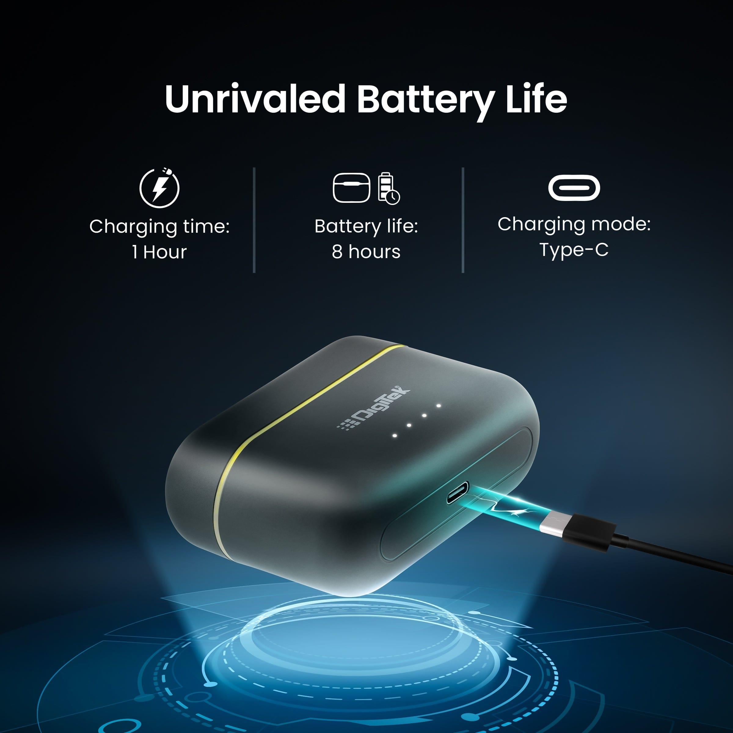 Digitek DWM-103 Wireless Microphone System with Dual Interface Type C & Lightning Connector - Digitek