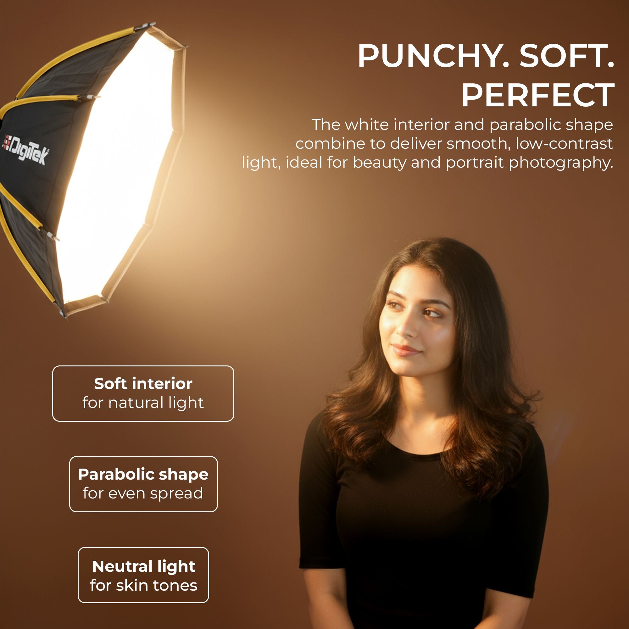 Digitek (DSB 60cm Mini) 60cm Softbox with Mini Bowens Mount