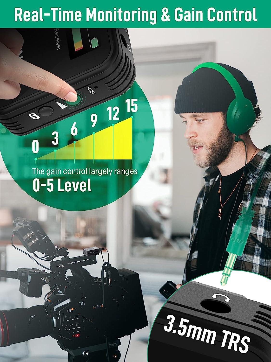 SYNCO G2(A1), 2.4G Wireless Microphone System with Display - Digitek