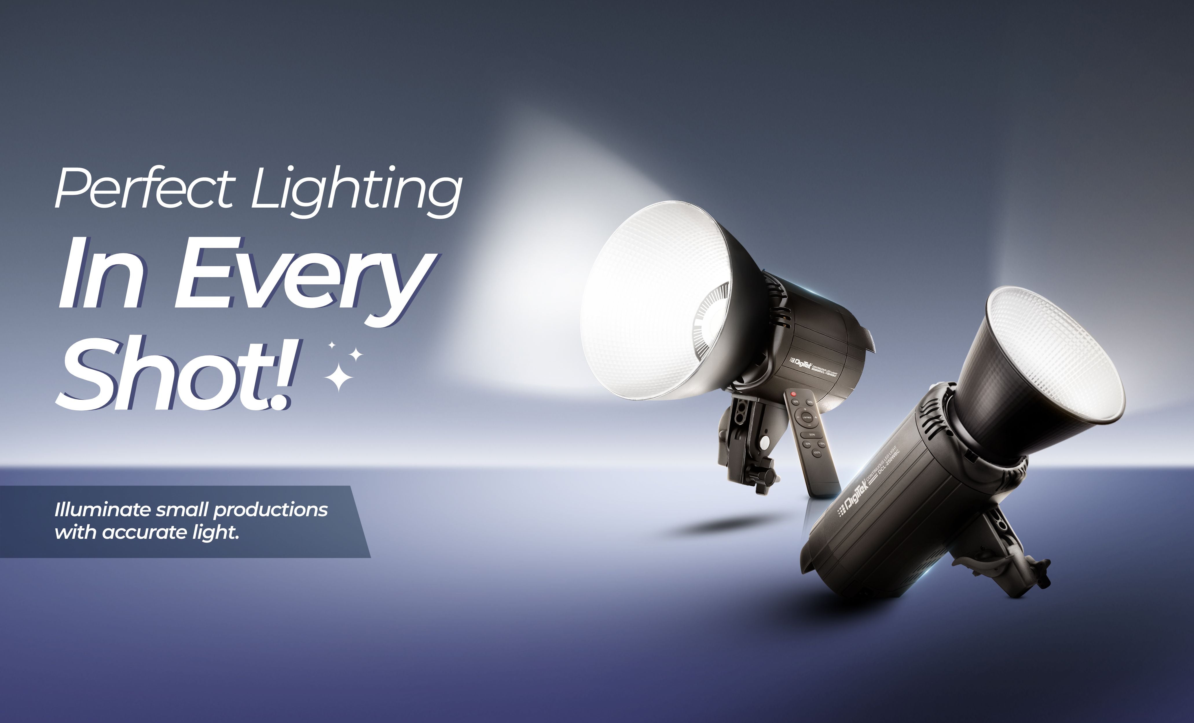 Digitek BI Colour LED Lights Make It Easy for Small Production Photographers.