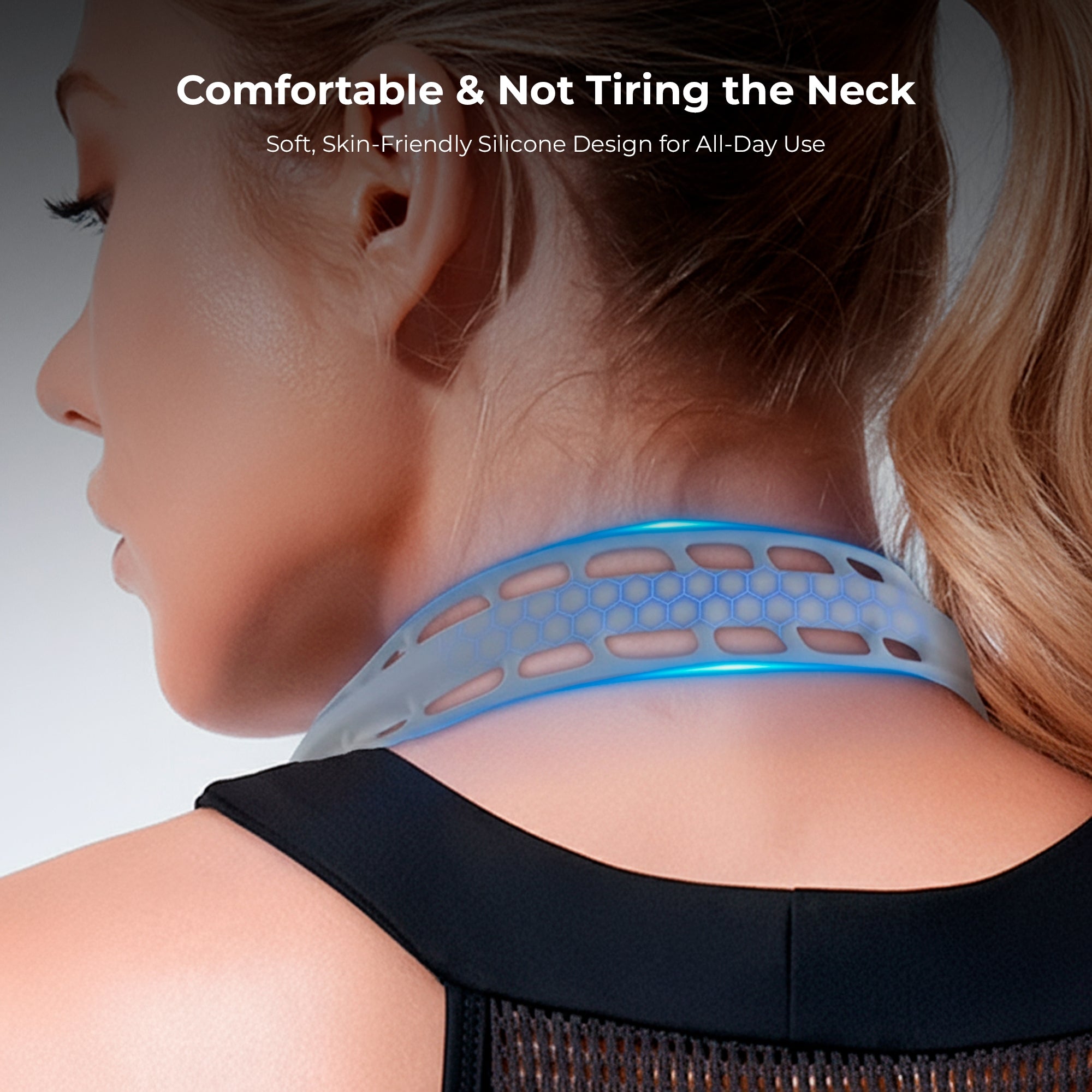 Digitek (DNM 050) Silicon U-Shaped Neck Magnetic Mount for Phones & Action Cameras, Magnetic Grip, 360° Rotation, Horizontal/Vertical Shooting, MagSafe & Non-MagSafe Compatible, for Outdoor Vlogging