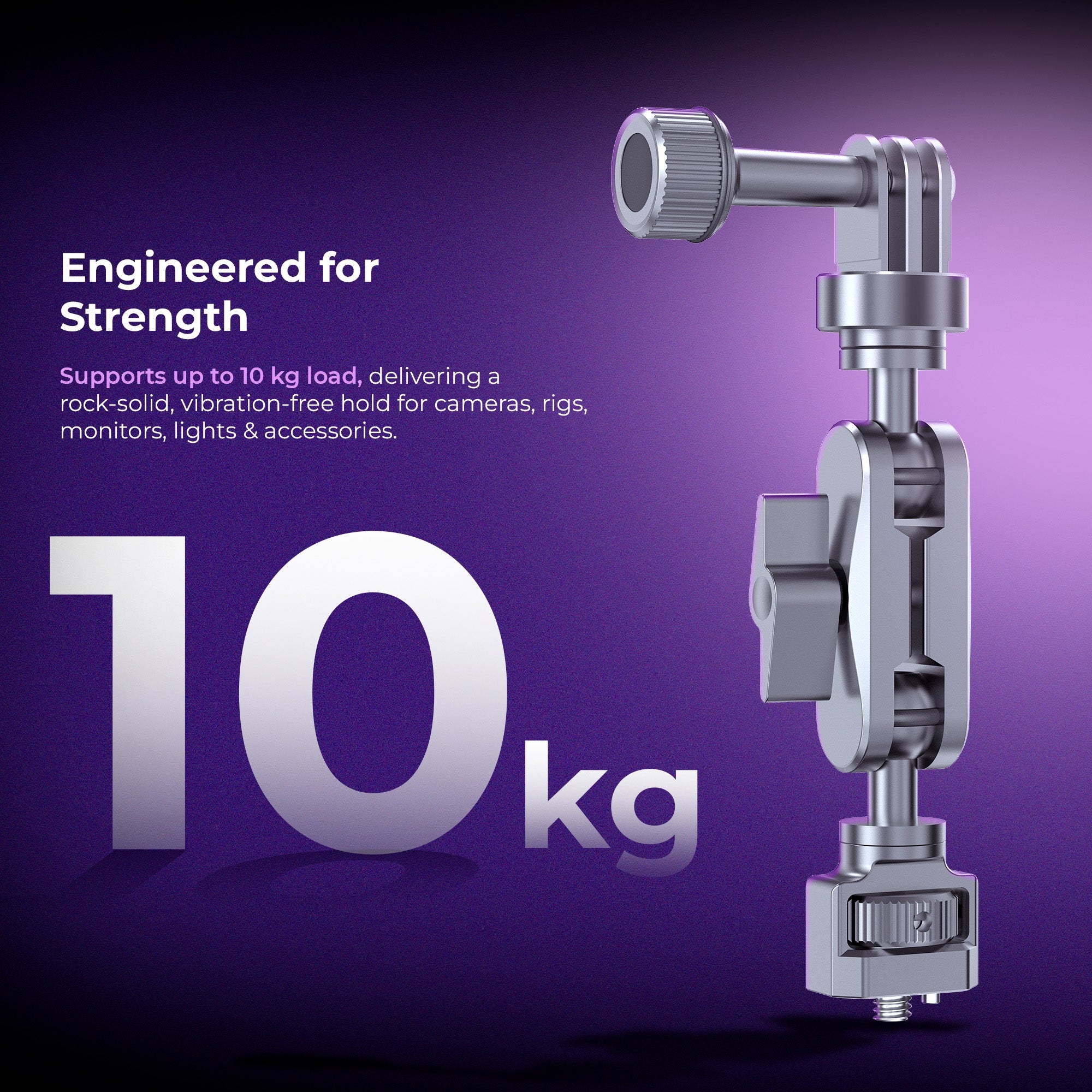 Digitek (DCC 002) Crab Clip Pea Pod Kit, Cold Shoe, NATO Rail, GoPro Adapter, ARRI Locating Pin & Standard 1/4'' Nut for Action Cameras, Cam Cages, DSLR, GoPro & Phone Mounting Clip Accessories