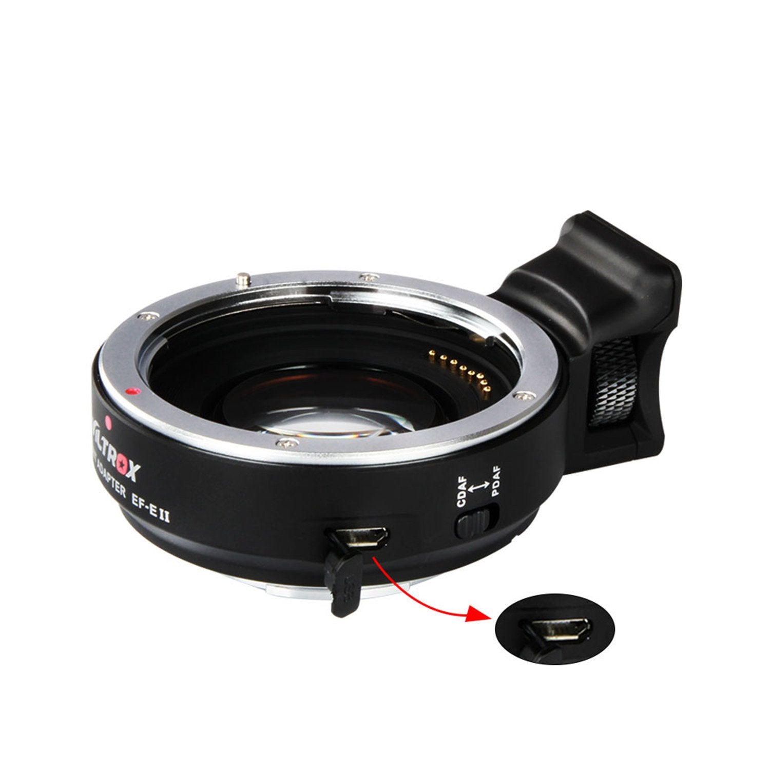 VILTROX EF-E II 0.71x Lens Mount Adapter for Canon EF-Mount Lens to Select Sony E-Mount Cameras