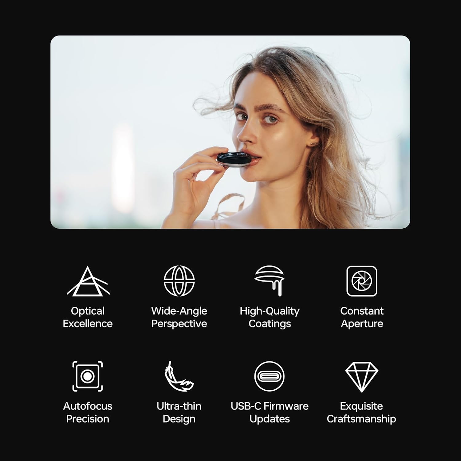 عدسة VILTROX 28mm F4.5 لكاميرات سوني ذات الإطار الكامل E Mount، تركيز تلقائي، فتحة عدسة ثابتة، عدسة فائقة النحافة