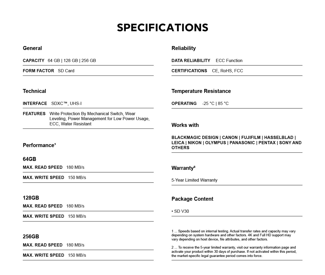 HOMAN UHS-I SD Card (V30) 256GB fit for Any Environmental Temperature from -10 Degree to 70 Degree Celsius with 5 Year Warranty & Recovery - Digitek