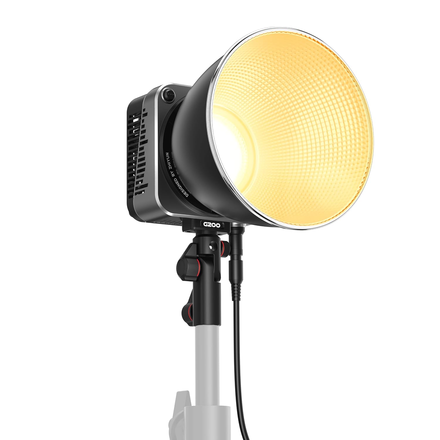 Zhiyun MOLUS G200 LED Video Light, Bowens Mount COB, 2700K-6500K Bi-Color App-Controlled Constant Lighting Photography Continuous Lighting