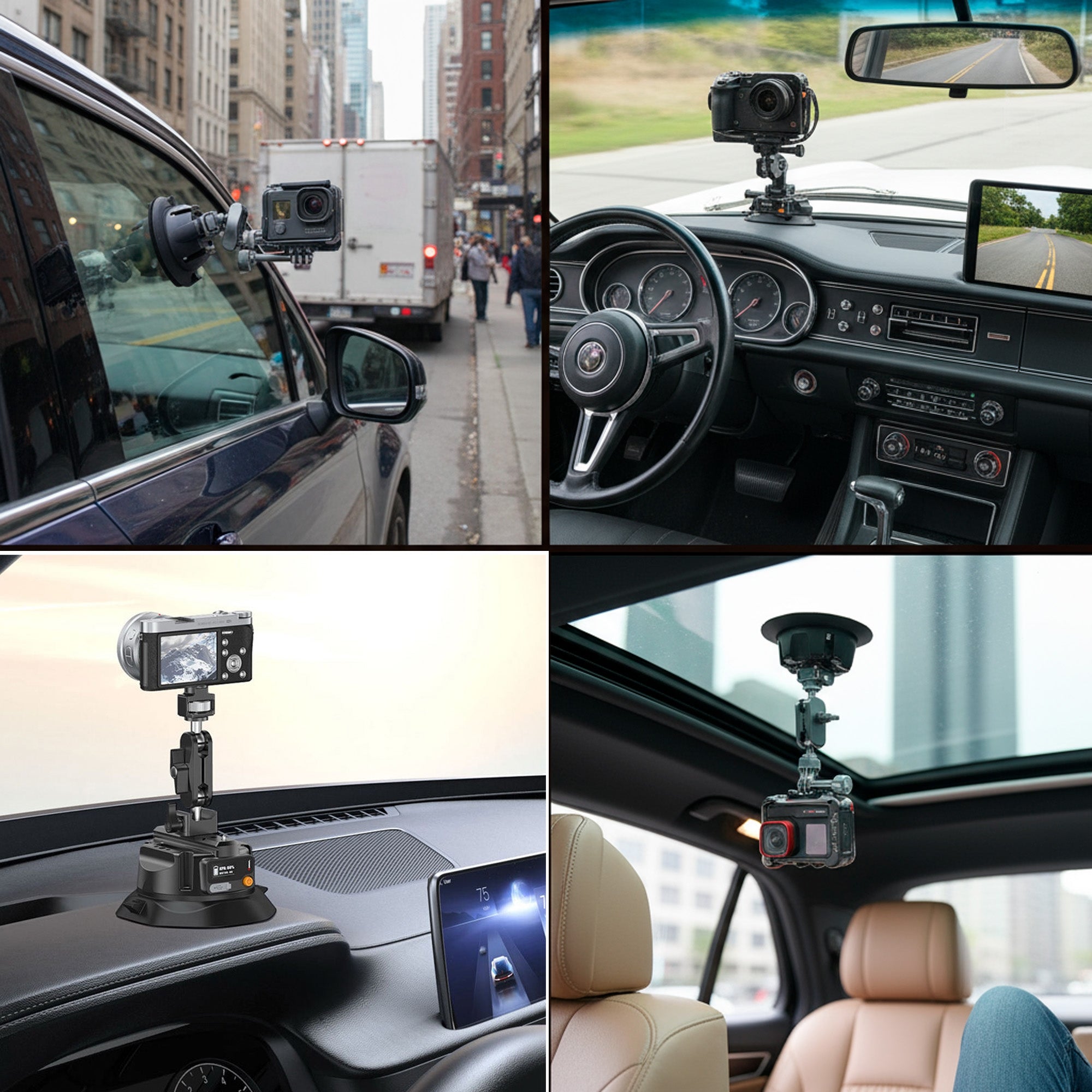 Digitek (DCC 002) Crab Clip Pea Pod Kit, Cold Shoe, NATO Rail, GoPro Adapter, ARRI Locating Pin & Standard 1/4'' Nut for Action Cameras, Cam Cages, DSLR, GoPro & Phone Mounting Clip Accessories