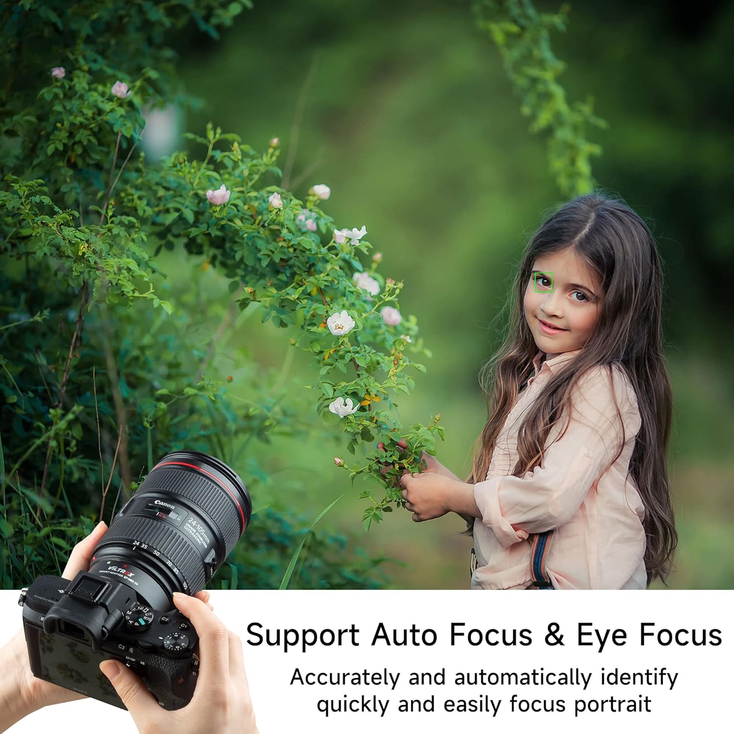 VILTROX EF-NEX IV Lens Adapter, Auto-Focus EF to E Mount Ring Lens Automatic Converter Control Ring Compatible with Canon EF/EF-S Lens to Sony E Mount Camera NEX A9II A7III A9 A7RIII A7RII A7R A7m3