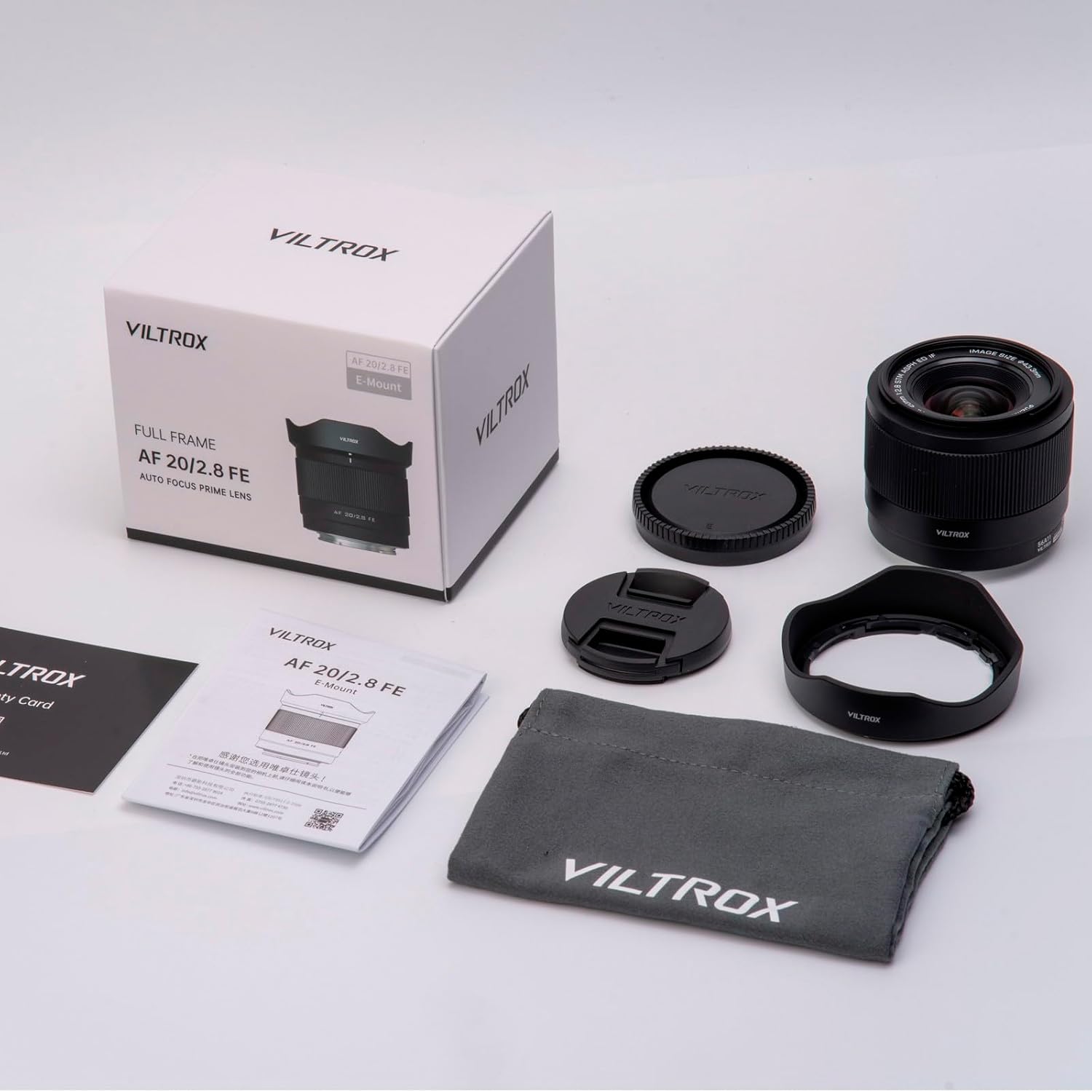 VILTROX 20mm F2.8 FE, STM Auto Focus Full Frame Lightweight Ultra Wide Angle Lens for Sony E-Mount ZV-E1 FX30 A7RV A7IV ZV-E10 A7C A7CR A7CII A6700 A6600 A6400 A7III