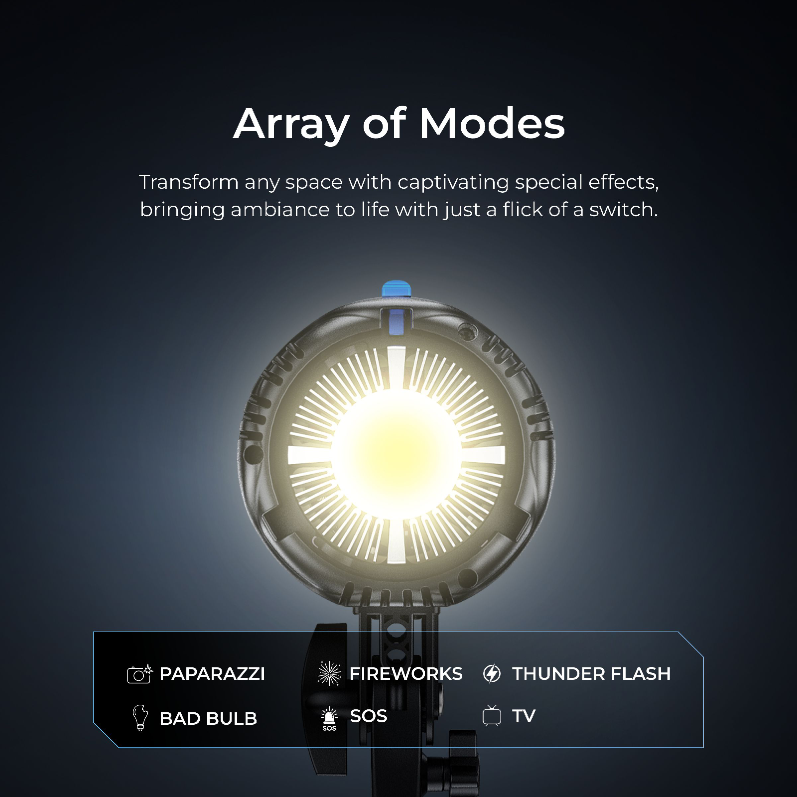 Digitek Lite (DCL-150WBC) Combo Bi Color Continuous LED Light with 18 CM Reflector Suitable for All Kinds of Small Production Photography/Power Saving & Environment Protection - Digitek