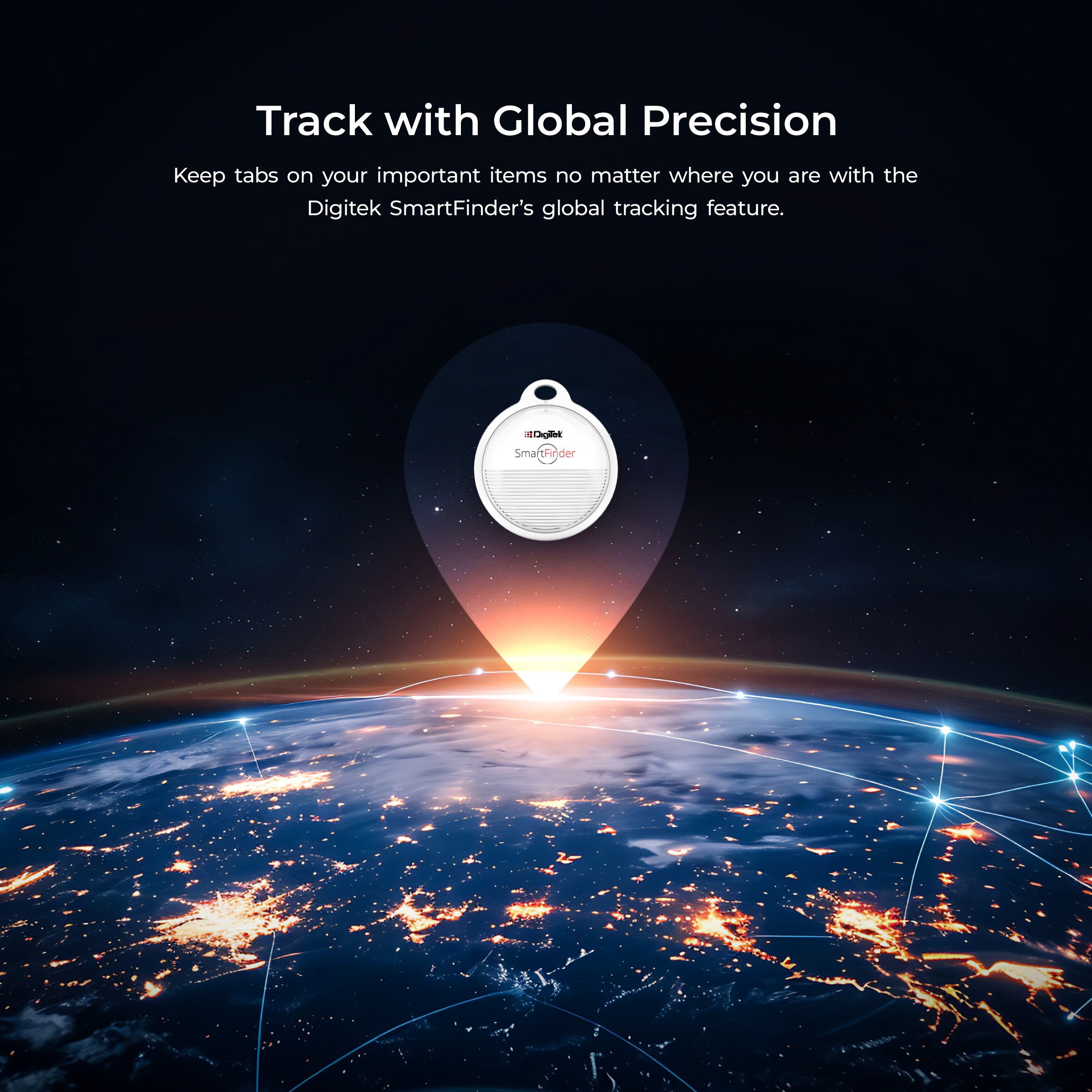 Digitek SmartFinder (DSF 002) Wireless Bluetooth Anti-Lost Anti-Theft Alarm Device Tracker Work with iOS Devices.