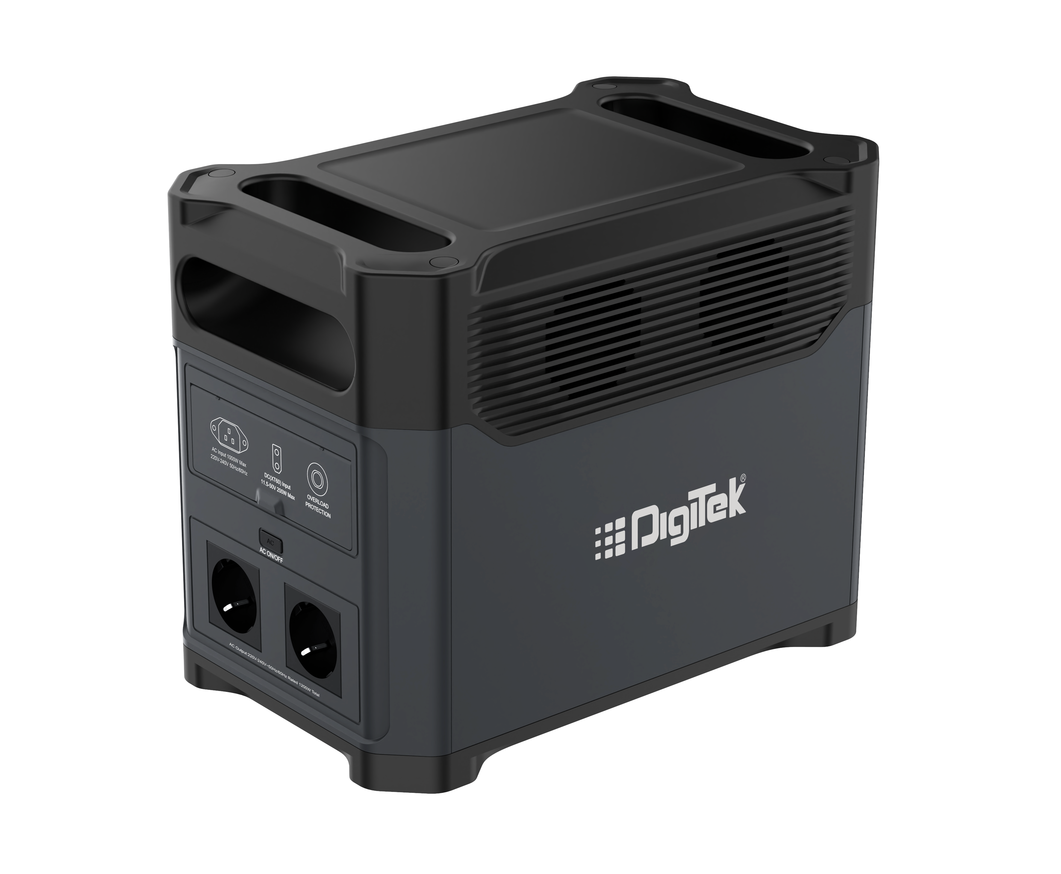 Digitek Power Station DPS 1200W /Portable AC/DC Power Station Compatible with AC/DC Electronic Devices