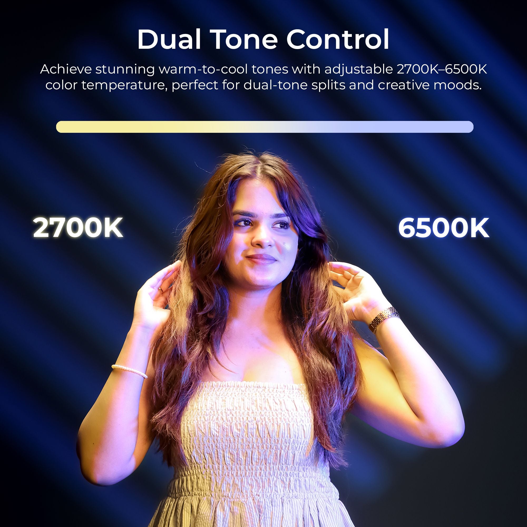 Digitek (DS 30 WTP) 30W Optical Snoot Zoom Gobo Projector, 12 Special Effects, 3900 Lumen, 3000mAh Battery, Dual Temp 2700K-6500K, 15 GOBOs and 5 Color Films, CRI ≥96, For Photo & Videography