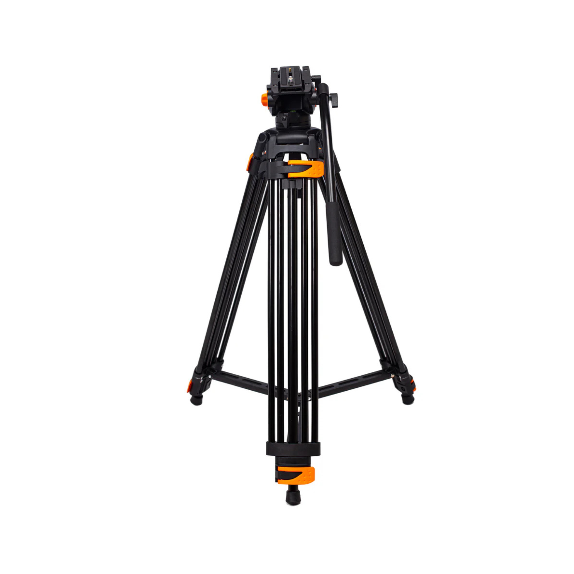 Digitek (DPTR 605 VD) (183 cm) Professional Heavy Duty Tripod, with 2 Way Adjustable Pan Head, for Digital Video Cameras, Maximum Operating Height: 6 Feet, Maximum Load Upto: 15 kgs (Black)