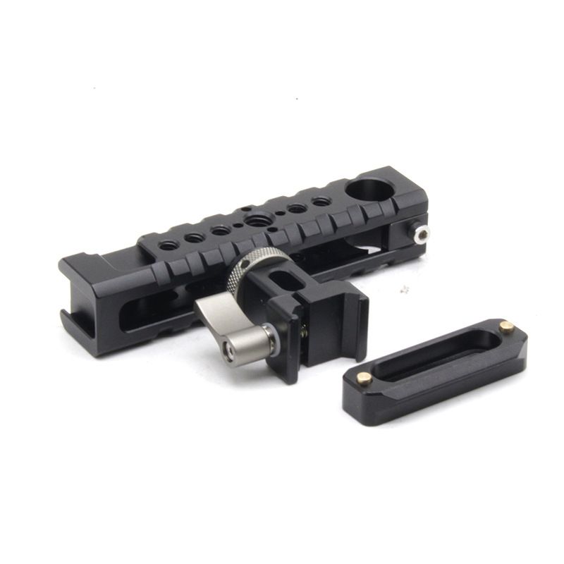 Digitek (DCCH -004) Camera Top Handle Grip with Nato Clamp & Cold Shoe Mount For Sony, Nikon, Canon, Panasonic, Fujifilm & Blackmagic