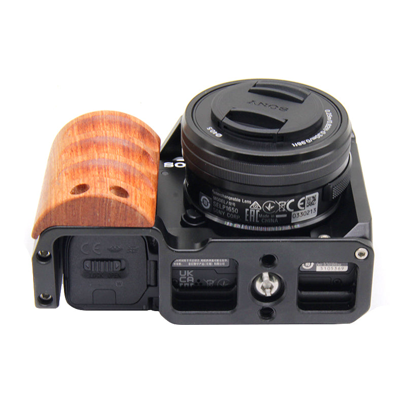 Digitek Cam Cage for Sony ZVE-10 Camera Aluminum Form-Fitted Cage with Quick Tripod Mounting