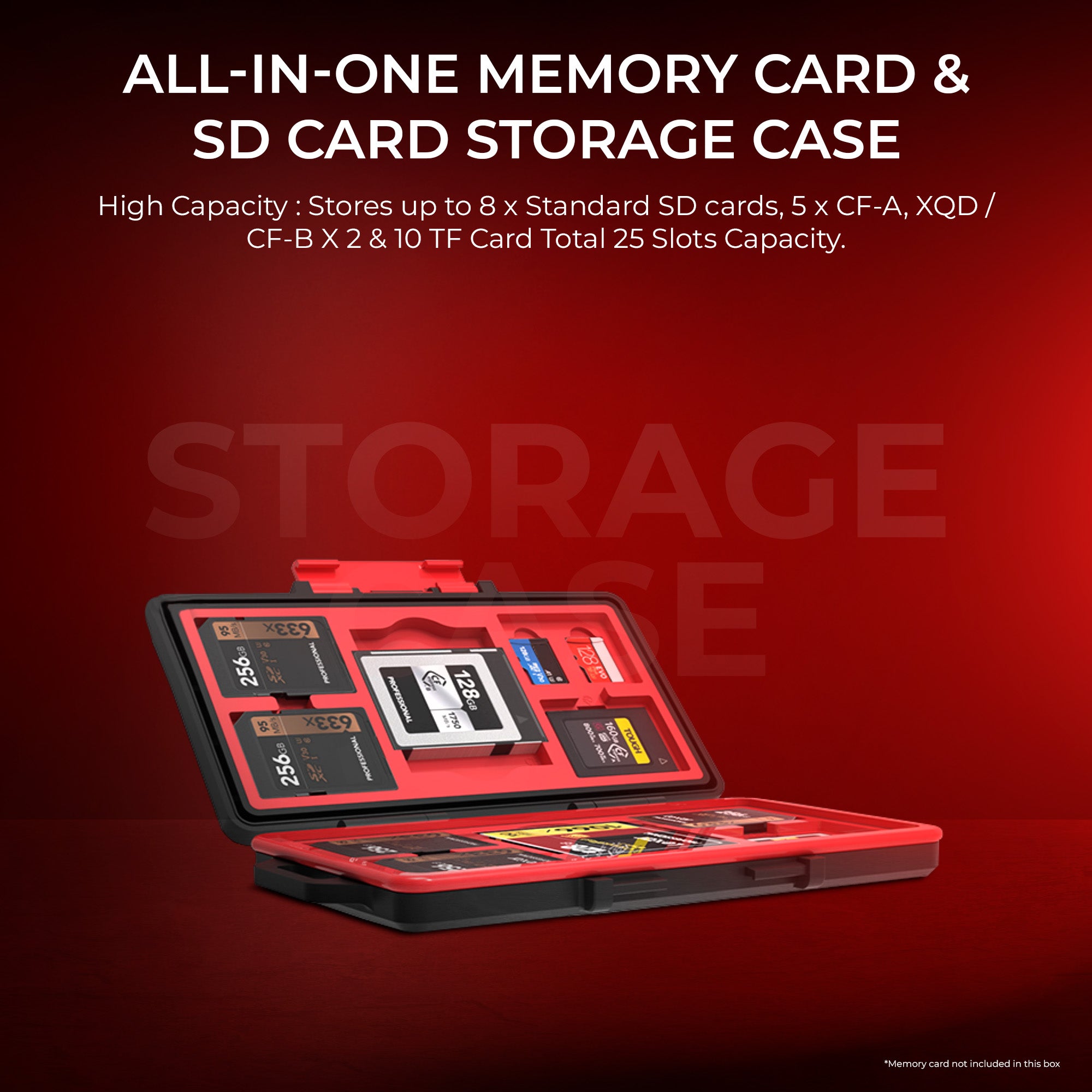 Digitek (DCH 025) All-in-One Memory Card & SD Card  Storage Case