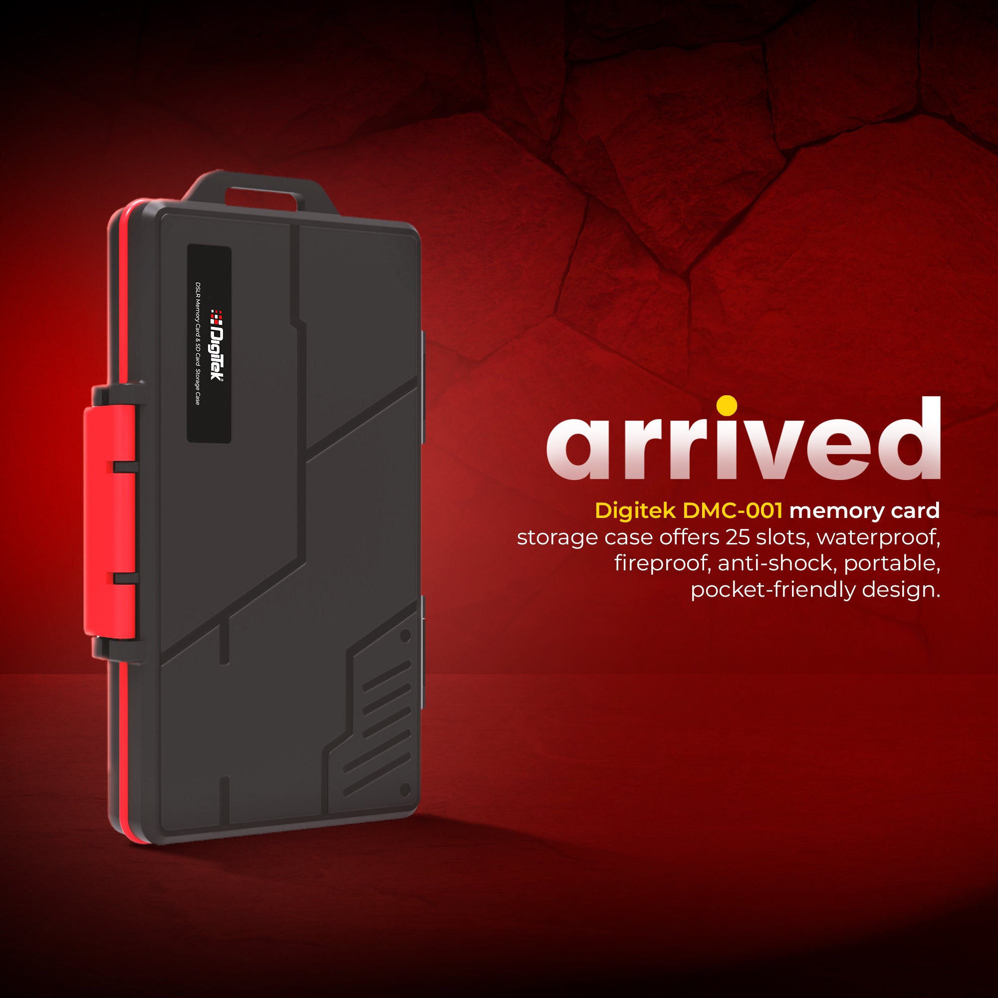 Digitek (DCH 025) All-in-One Memory Card & SD Card  Storage Case