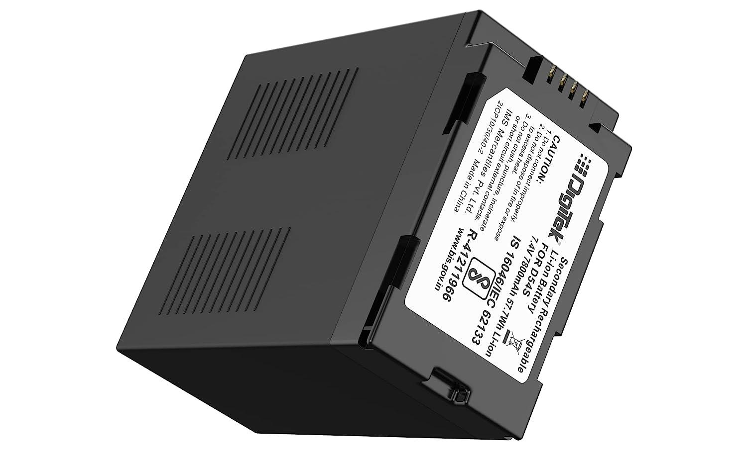 Digitek (D-54S) 7800 mAh 7.4V Secondary Rechargeable Lithium Ion Battery Pack - Digitek