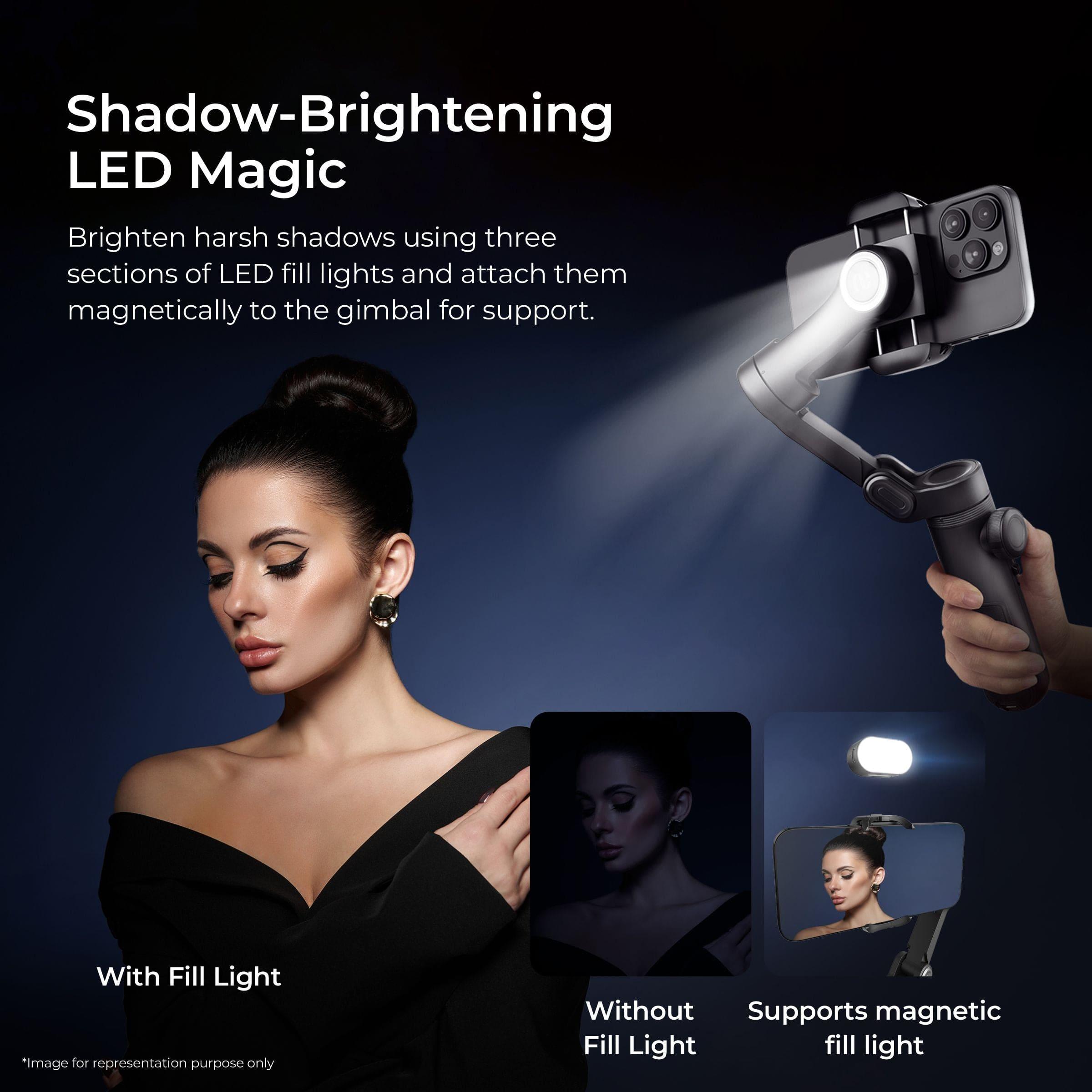 DigiteK (DSG-010PRO)3 Axis Foldabe Smartphone Gimbal - Digitek