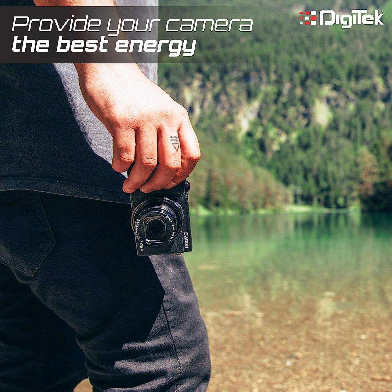 Digitek (NB-11L) Lithium-ion Rechargeable Battery for DSLR Camera, Compatibility - IXUS 125HS, 240HS, Powershot A1200, A2200, A2300, A2400, A3200, A3300 is, A3400 is (NB-11L) - Digitek