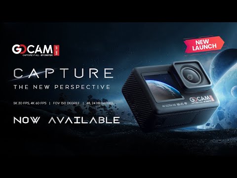 Digitek GoCAM (DAC-101) 5K 30FPS 48MP WiFi Ultra HD Sports Action Camera| Dual TouchScreen|6-Axis Gyro EIS Stabilization | MIC Support Waterproof | 2 Batteries (Black) - Digitek