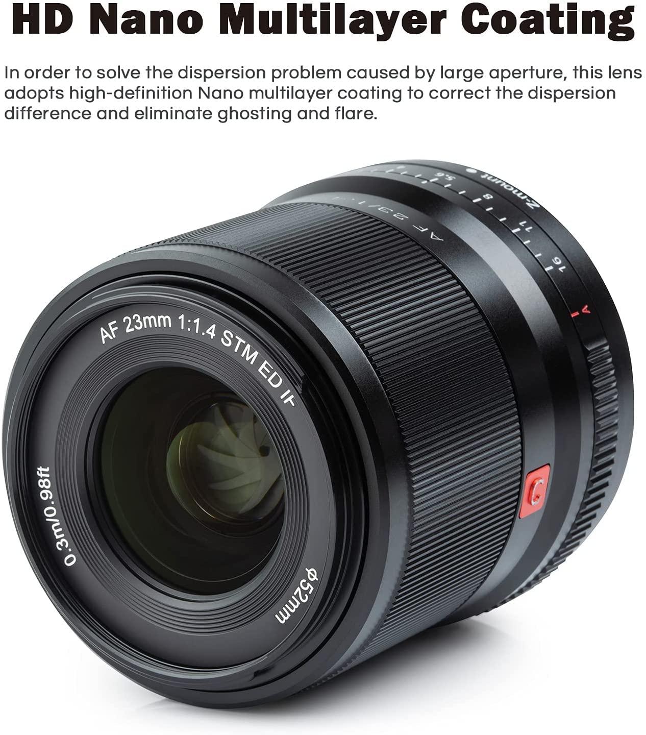 VILTROX 23mm F1.4 Auto Focus Wide-Angle Lens, Compatible with APS-C Nikon Z-Mount Mirrorless Camera Z fc Z50 Z5 Z6 Z6 II Z7 Z7 II - Digitek