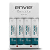 ENVIE (ECR-20 4xAA Ni-Cd 1000) Beetle Charger with Envie Ni-Cd1000mAh Batteries.